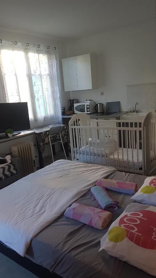 Studio Pour 3 Personnes Au Calme Dans Villa Nice Luaran gambar